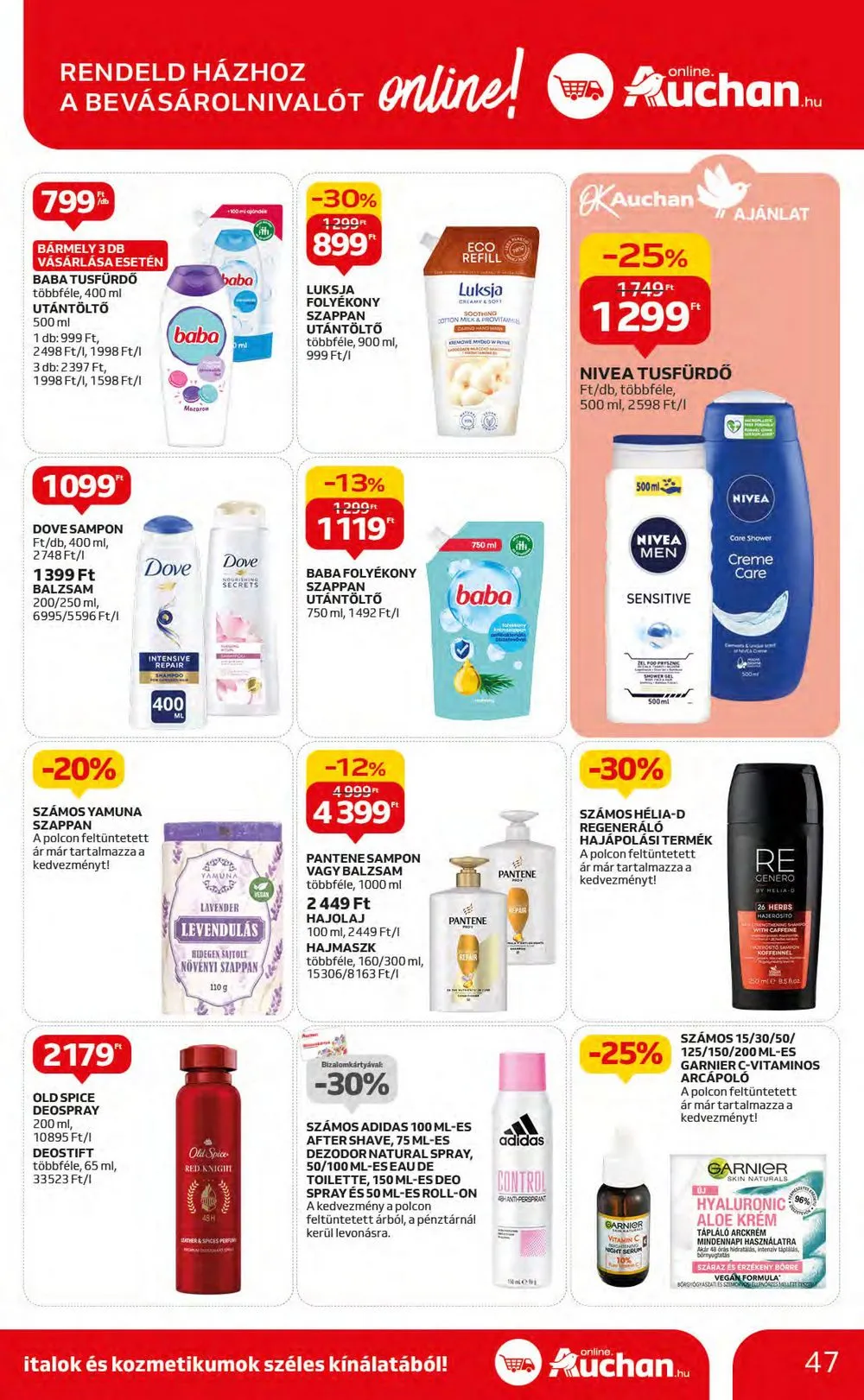 Auchan akciós újság Hipermarket 10.05–10.11 – 47. oldal