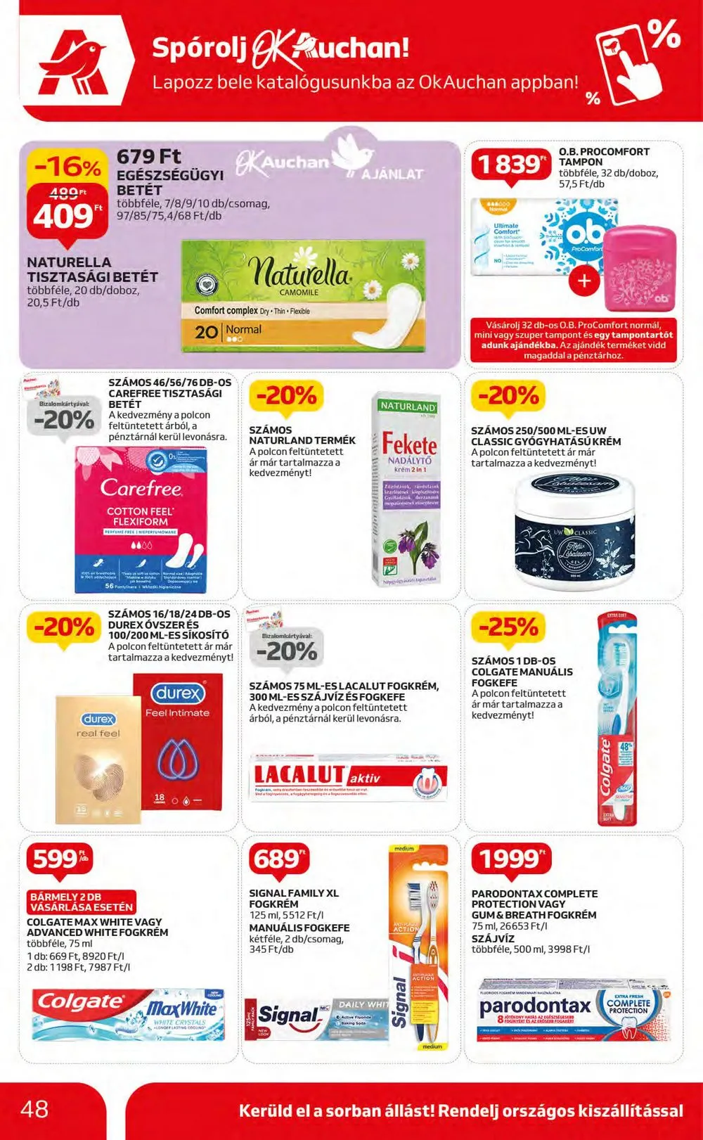 Auchan akciós újság Hipermarket 10.05–10.11 – 48. oldal