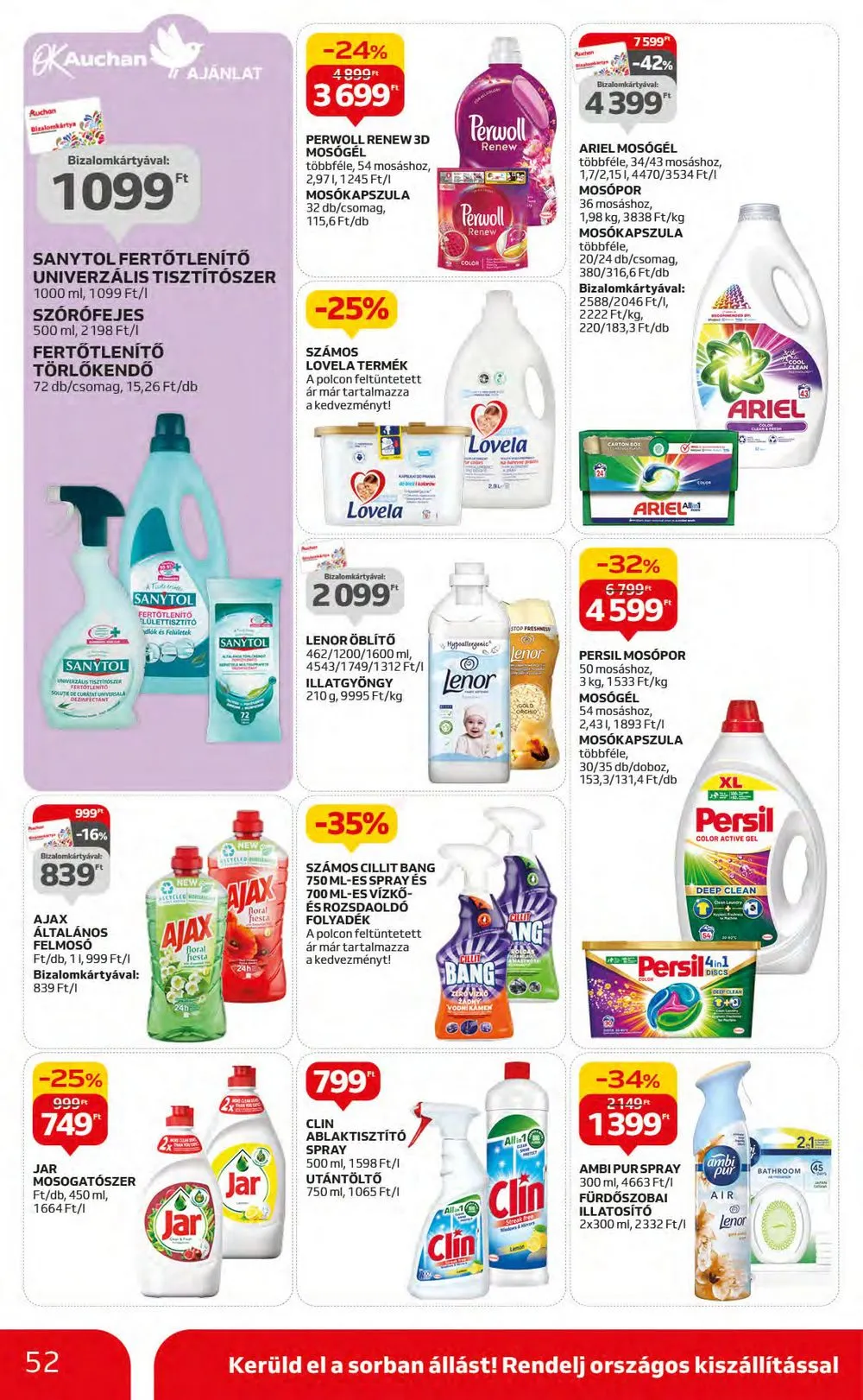 Auchan akciós újság Hipermarket 10.05–10.11 – 52. oldal