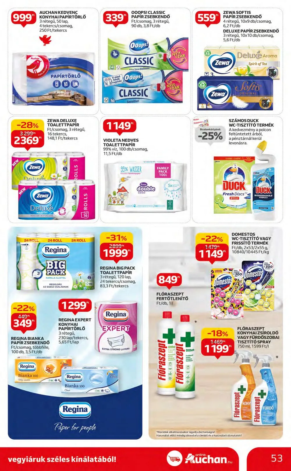 Auchan akciós újság Hipermarket 10.05–10.11 – 53. oldal