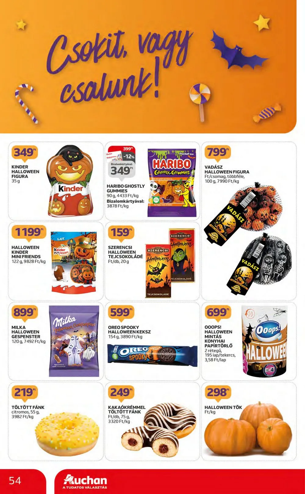 Auchan akciós újság Hipermarket 10.05–10.11 – 54. oldal