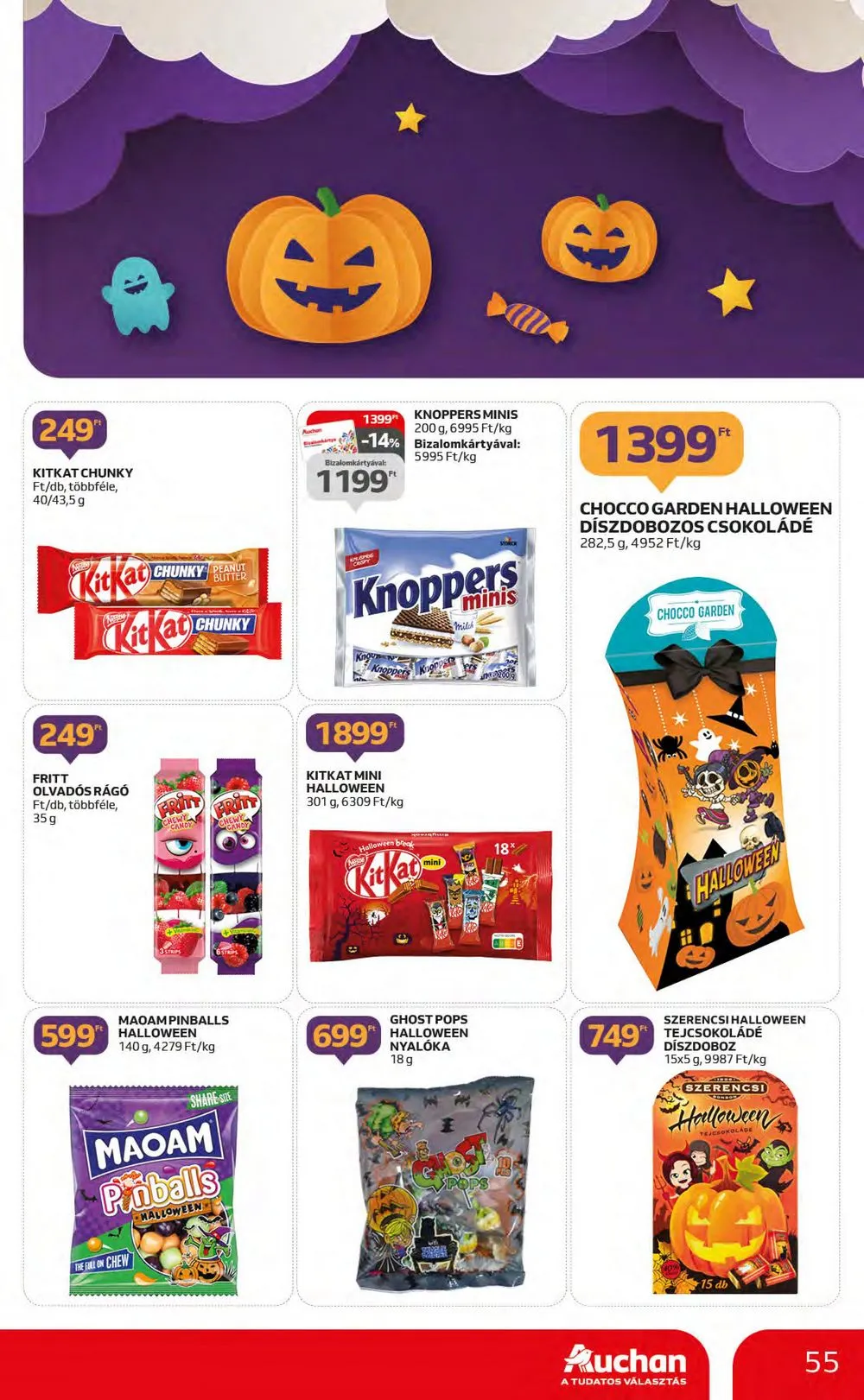 Auchan akciós újság Hipermarket 10.05–10.11 – 55. oldal