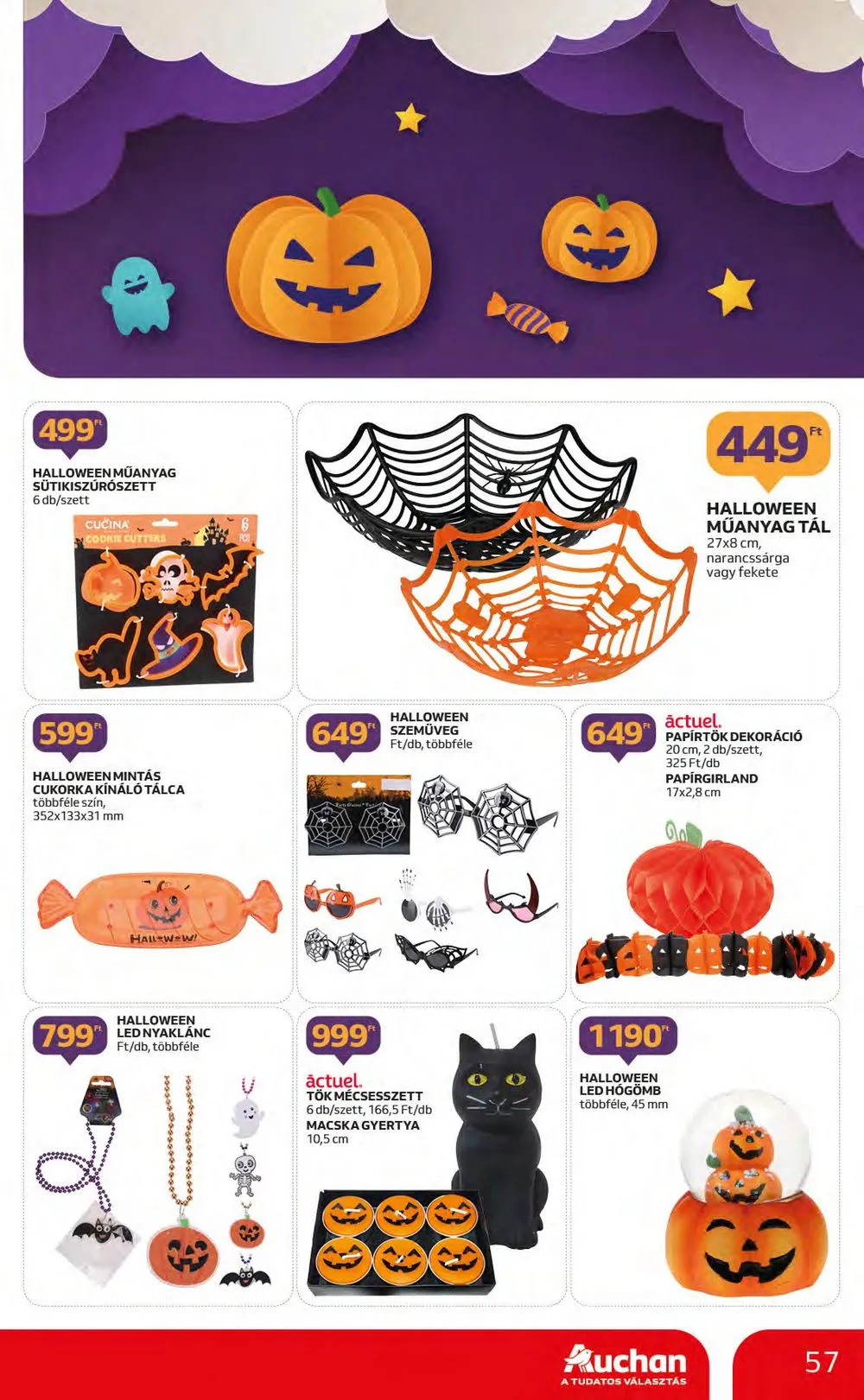 Auchan akciós újság Hipermarket 10.05–10.11 – 57. oldal