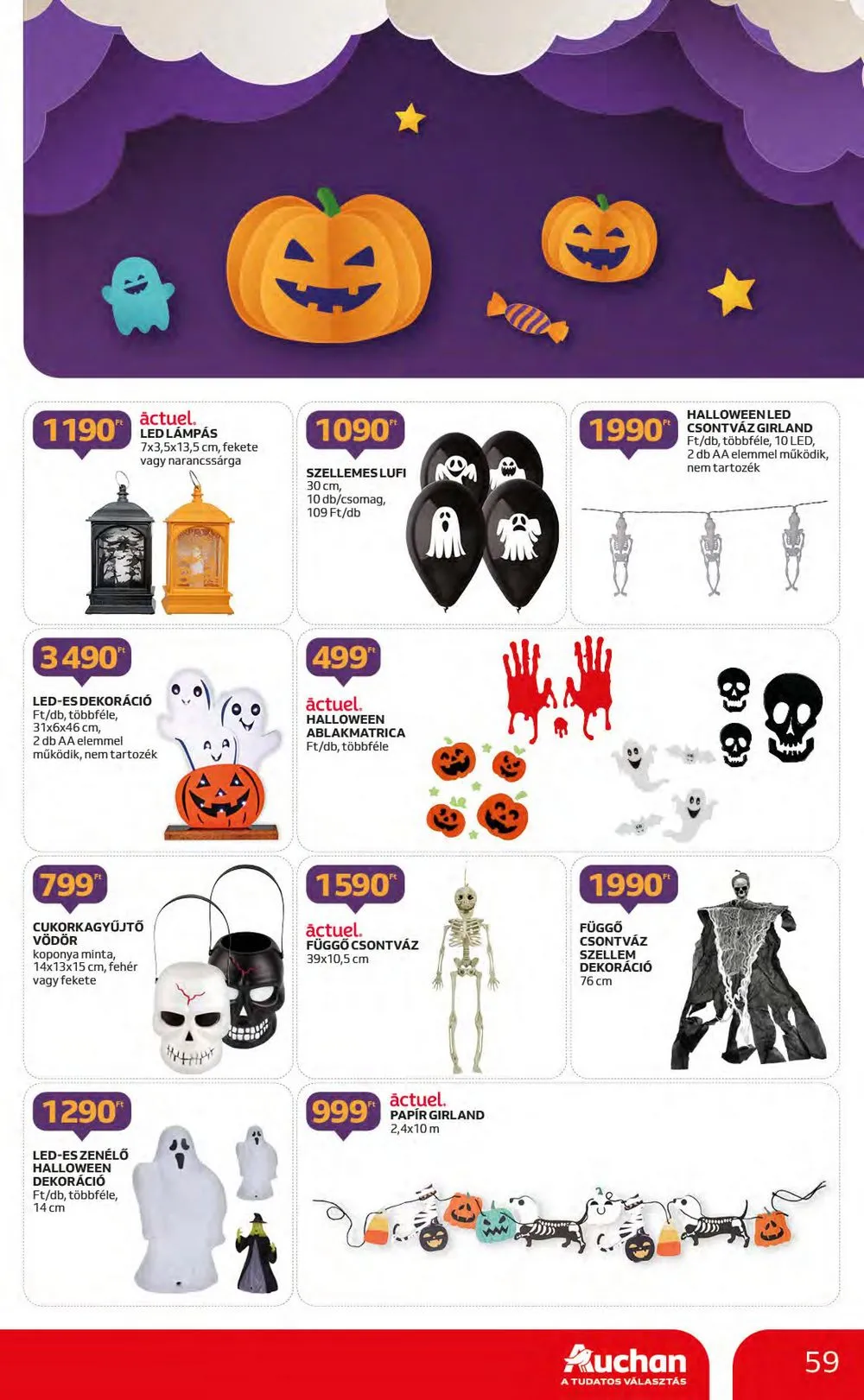 Auchan akciós újság Hipermarket 10.05–10.11 – 59. oldal