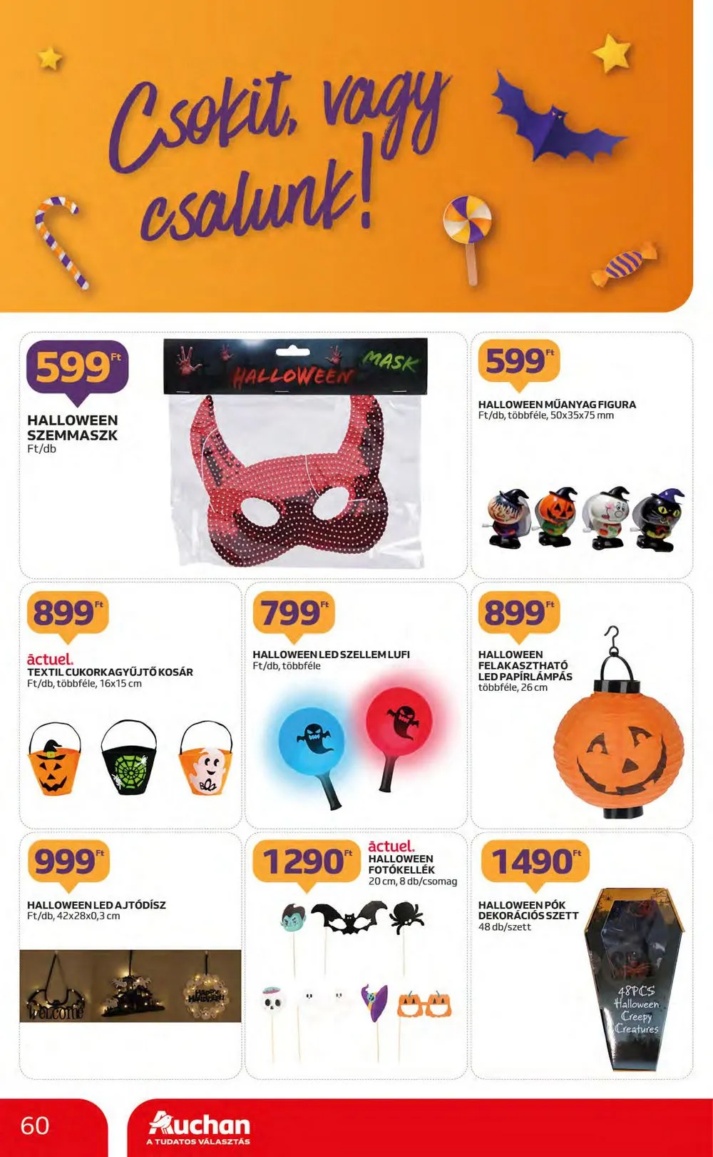 Auchan akciós újság Hipermarket 10.05–10.11 – 60. oldal