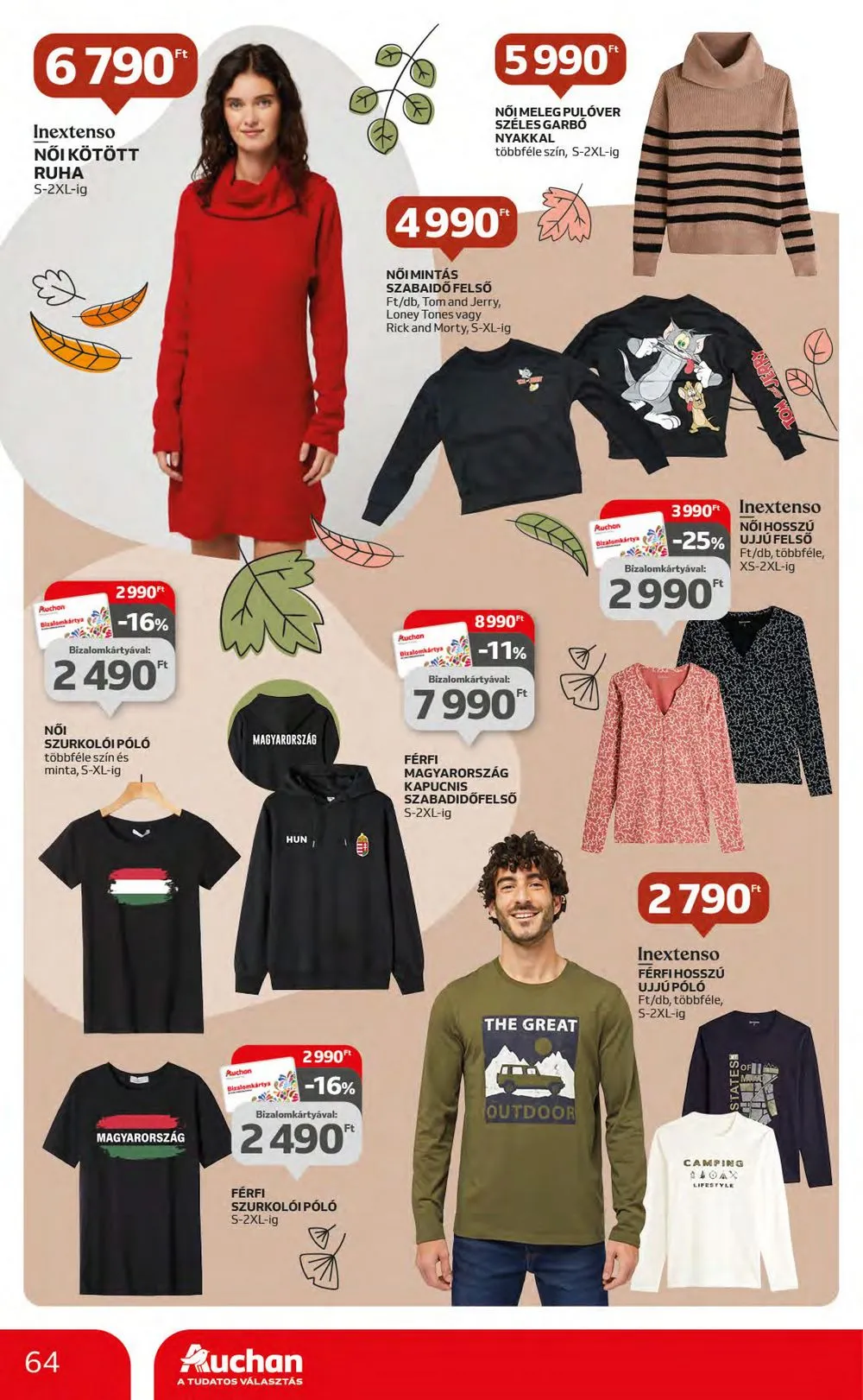 Auchan akciós újság Hipermarket 10.05–10.11 – 64. oldal