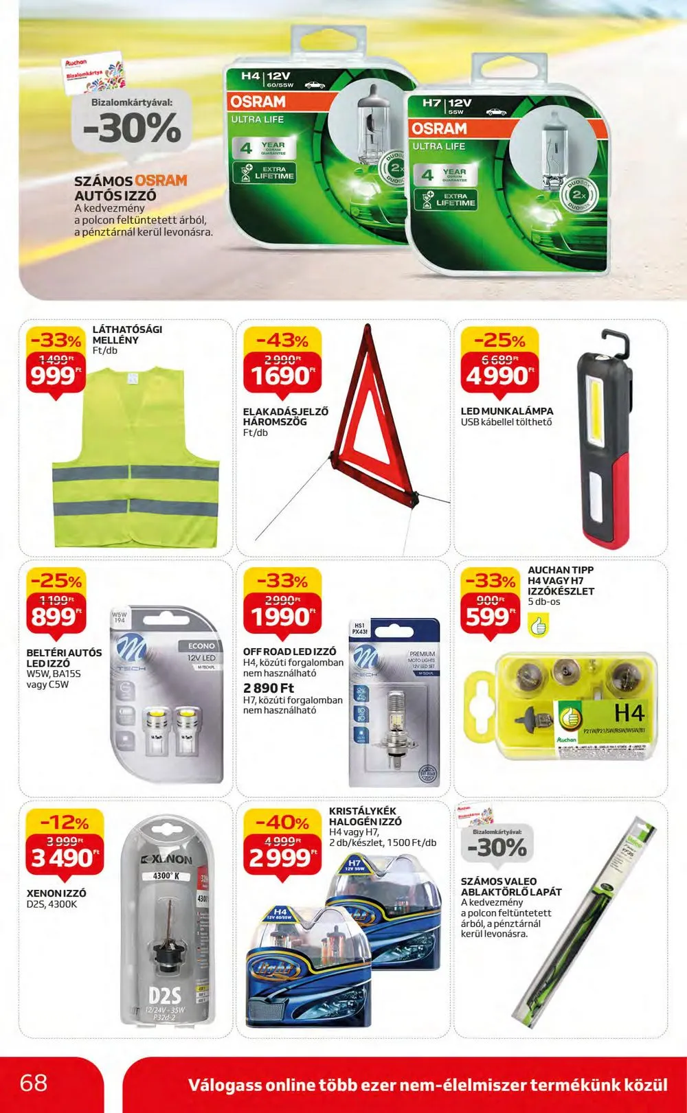 Auchan akciós újság Hipermarket 10.05–10.11 – 68. oldal