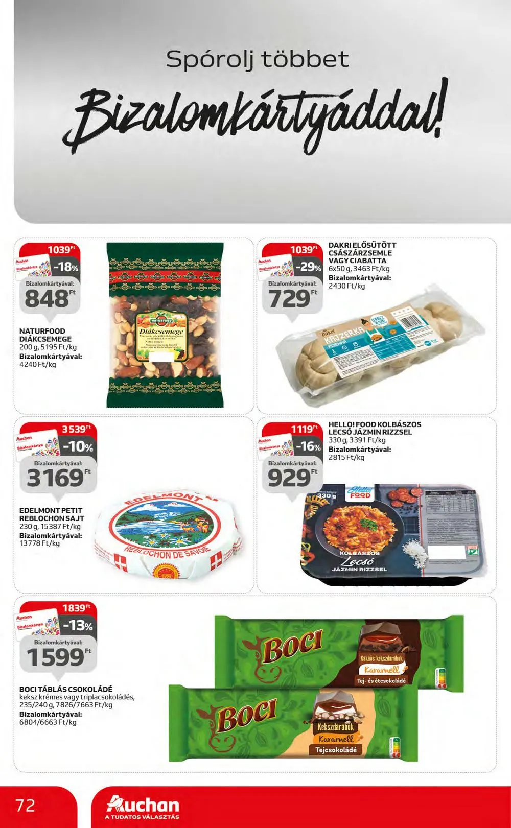 Auchan akciós újság Hipermarket 10.05–10.11 – 72. oldal