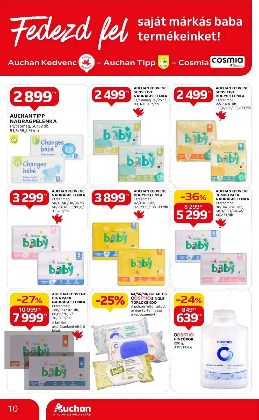 Auchan akciós újság Hipermarket 10.12–10.18 – 10. oldal