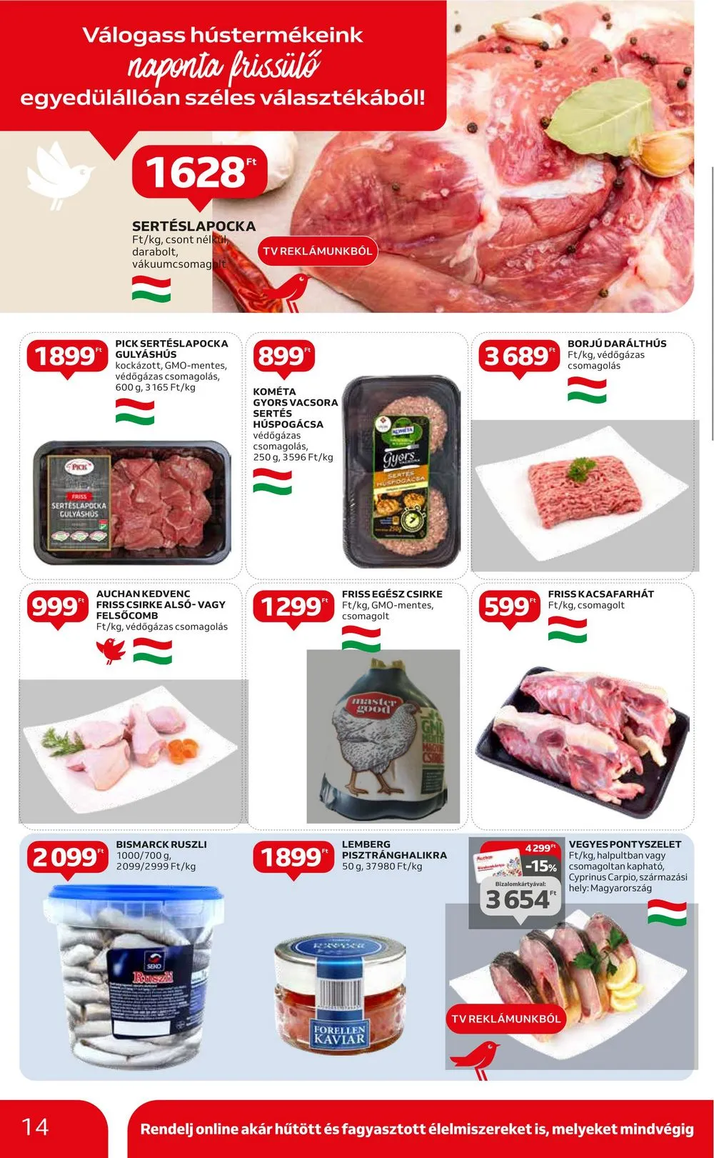 Auchan akciós újság Hipermarket 10.12–10.18 – 14. oldal