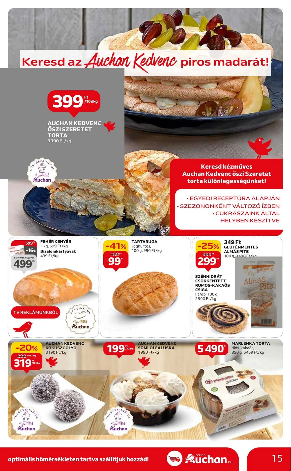 Auchan akciós újság Hipermarket 10.12–10.18 – 15. oldal