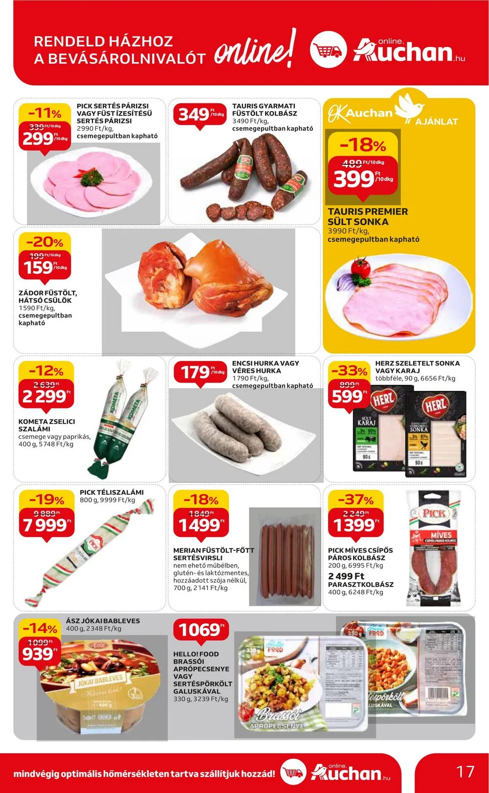 Auchan akciós újság Hipermarket 10.12–10.18 – 17. oldal