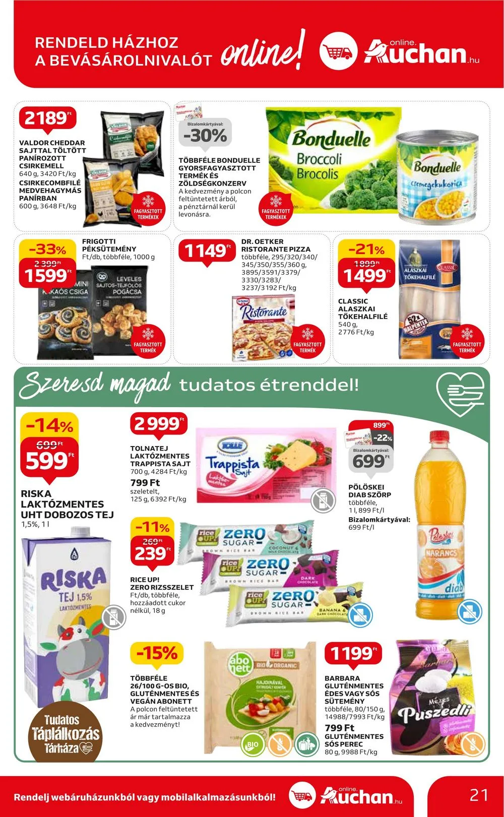 Auchan akciós újság Hipermarket 10.12–10.18 – 21. oldal