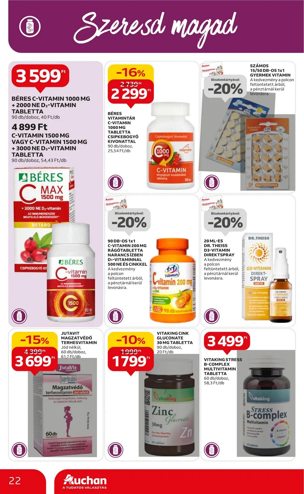 Auchan akciós újság Hipermarket 10.12–10.18 – 22. oldal