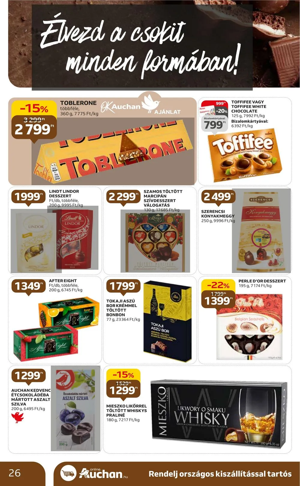 Auchan akciós újság Hipermarket 10.12–10.18 – 26. oldal