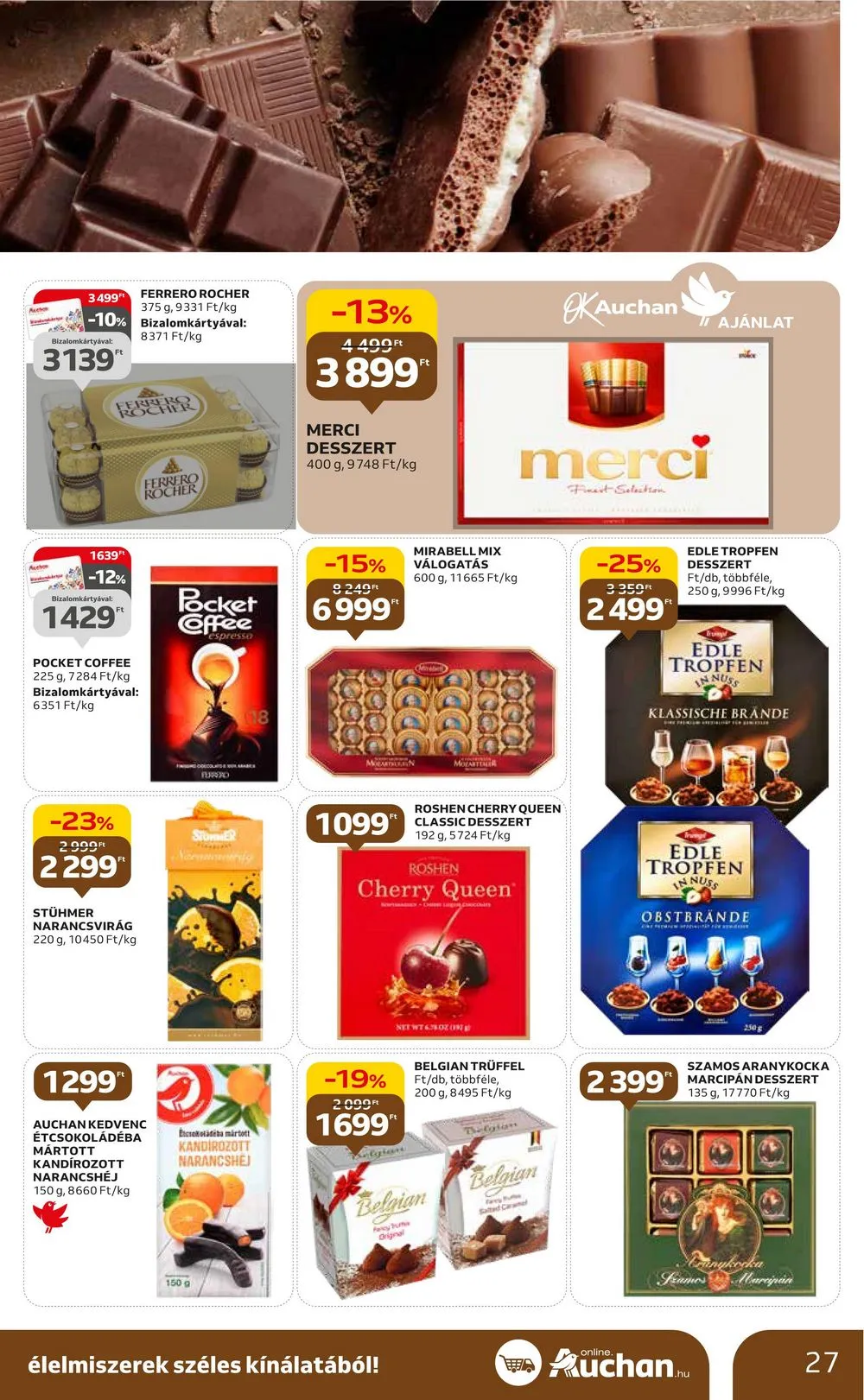 Auchan akciós újság Hipermarket 10.12–10.18 – 27. oldal