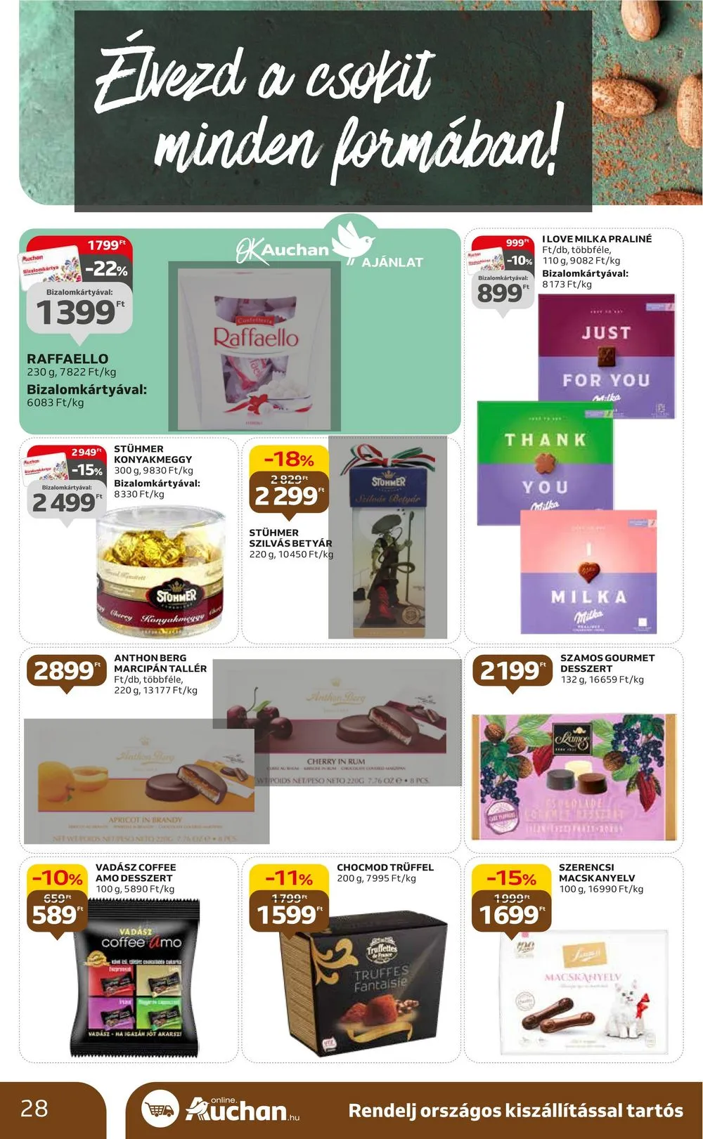 Auchan akciós újság Hipermarket 10.12–10.18 – 28. oldal