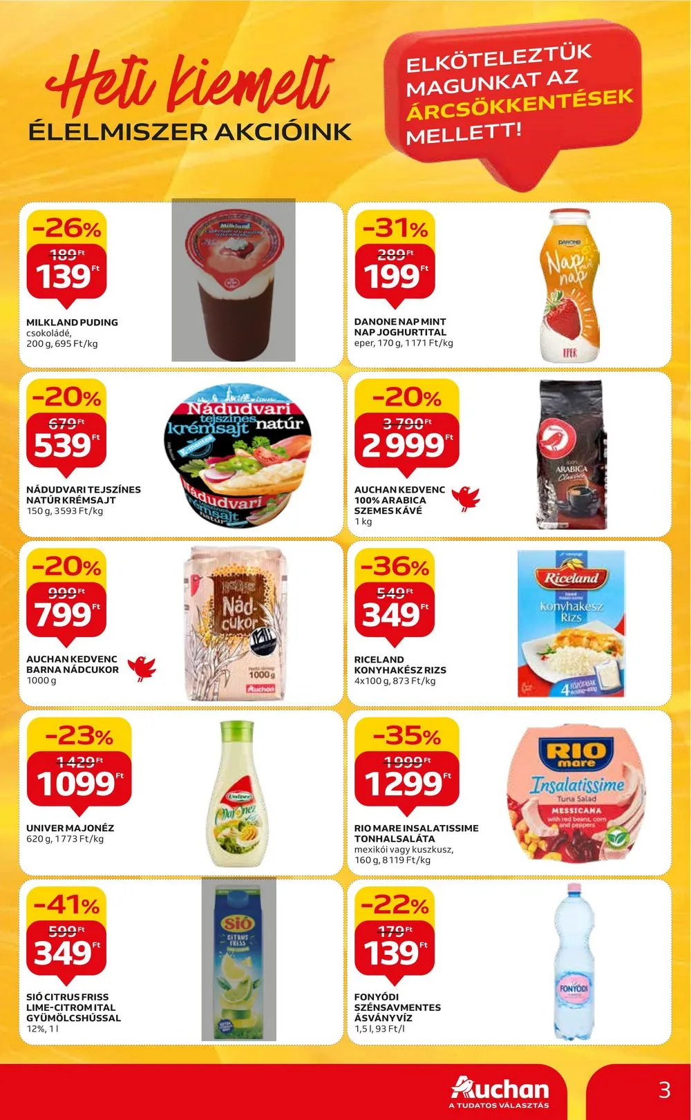 Auchan akciós újság Hipermarket 10.12–10.18 – 3. oldal