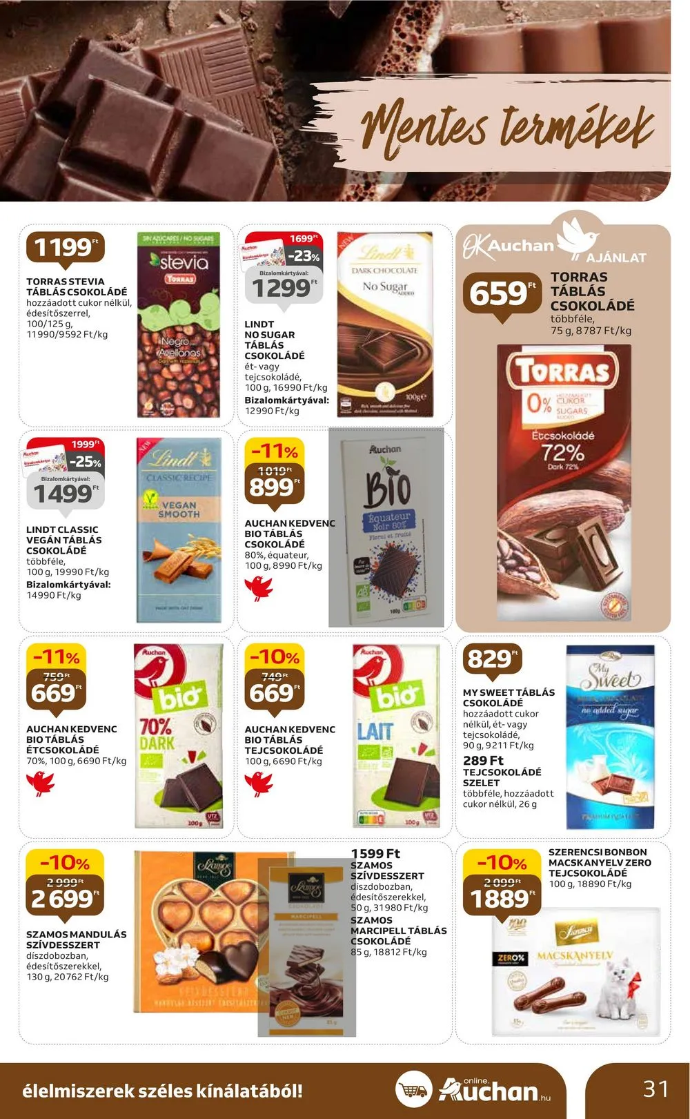Auchan akciós újság Hipermarket 10.12–10.18 – 31. oldal
