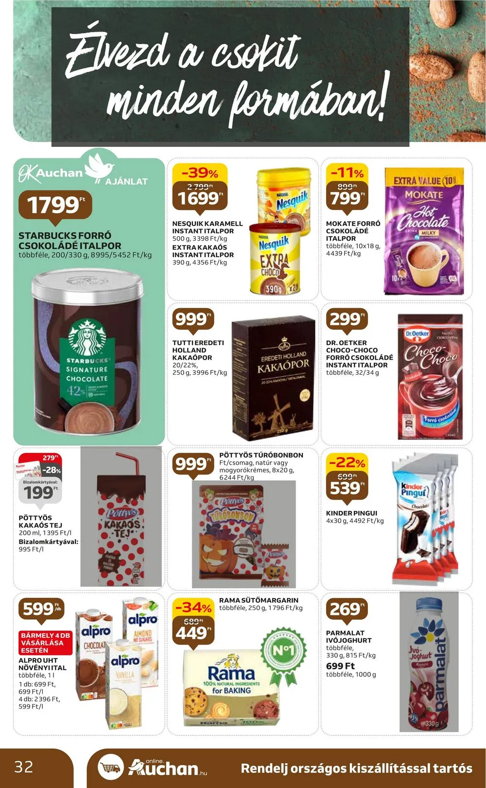 Auchan akciós újság Hipermarket 10.12–10.18 – 32. oldal