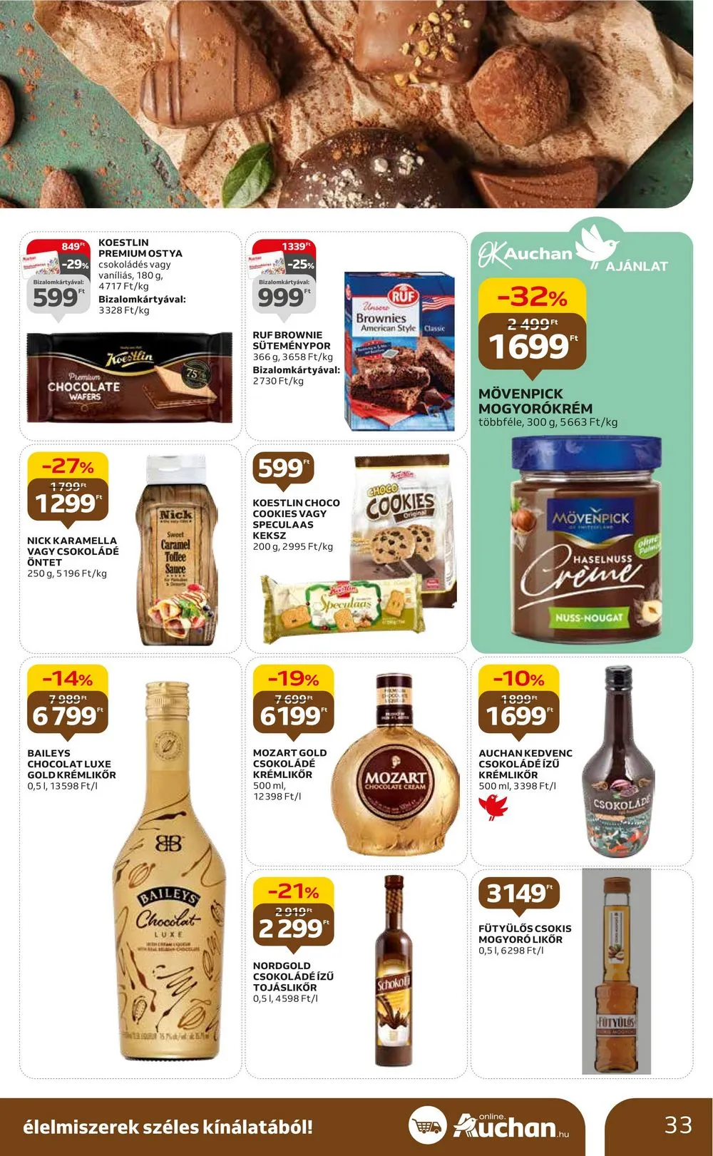 Auchan akciós újság Hipermarket 10.12–10.18 – 33. oldal