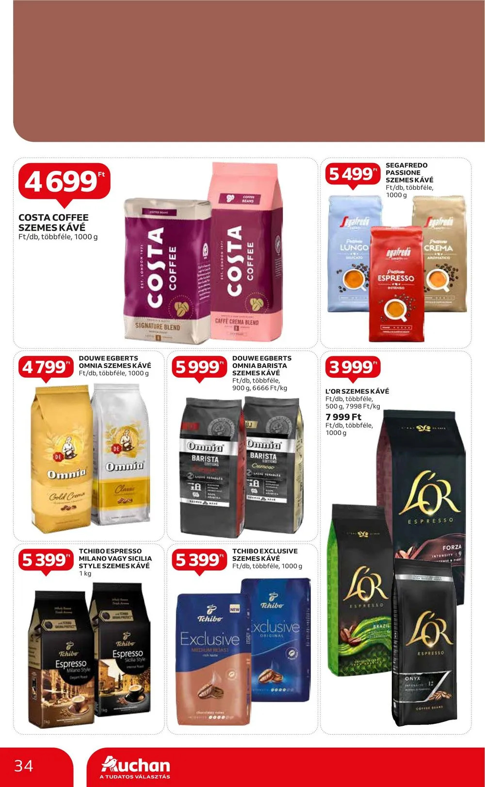 Auchan akciós újság Hipermarket 10.12–10.18 – 34. oldal