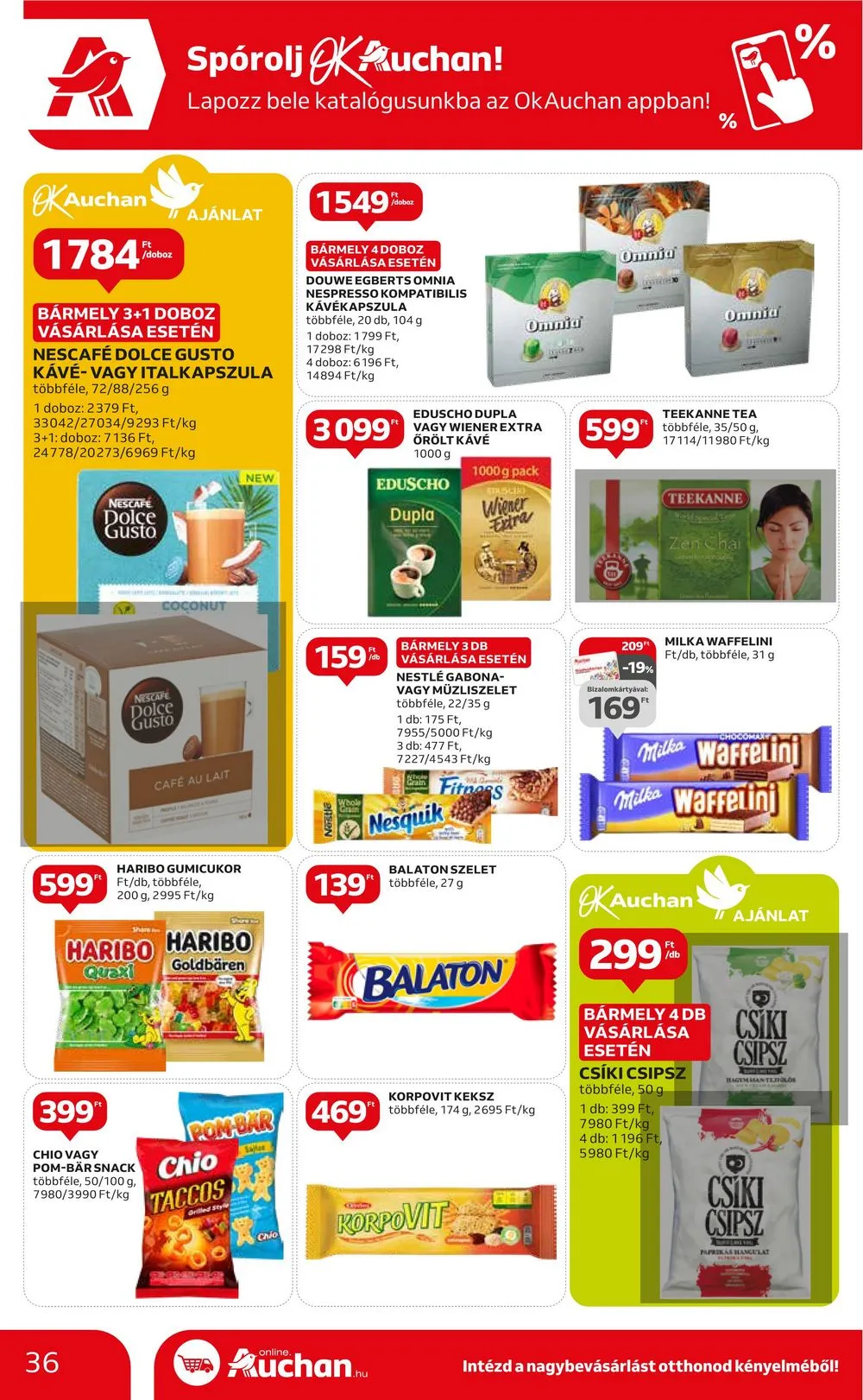 Auchan akciós újság Hipermarket 10.12–10.18 – 36. oldal