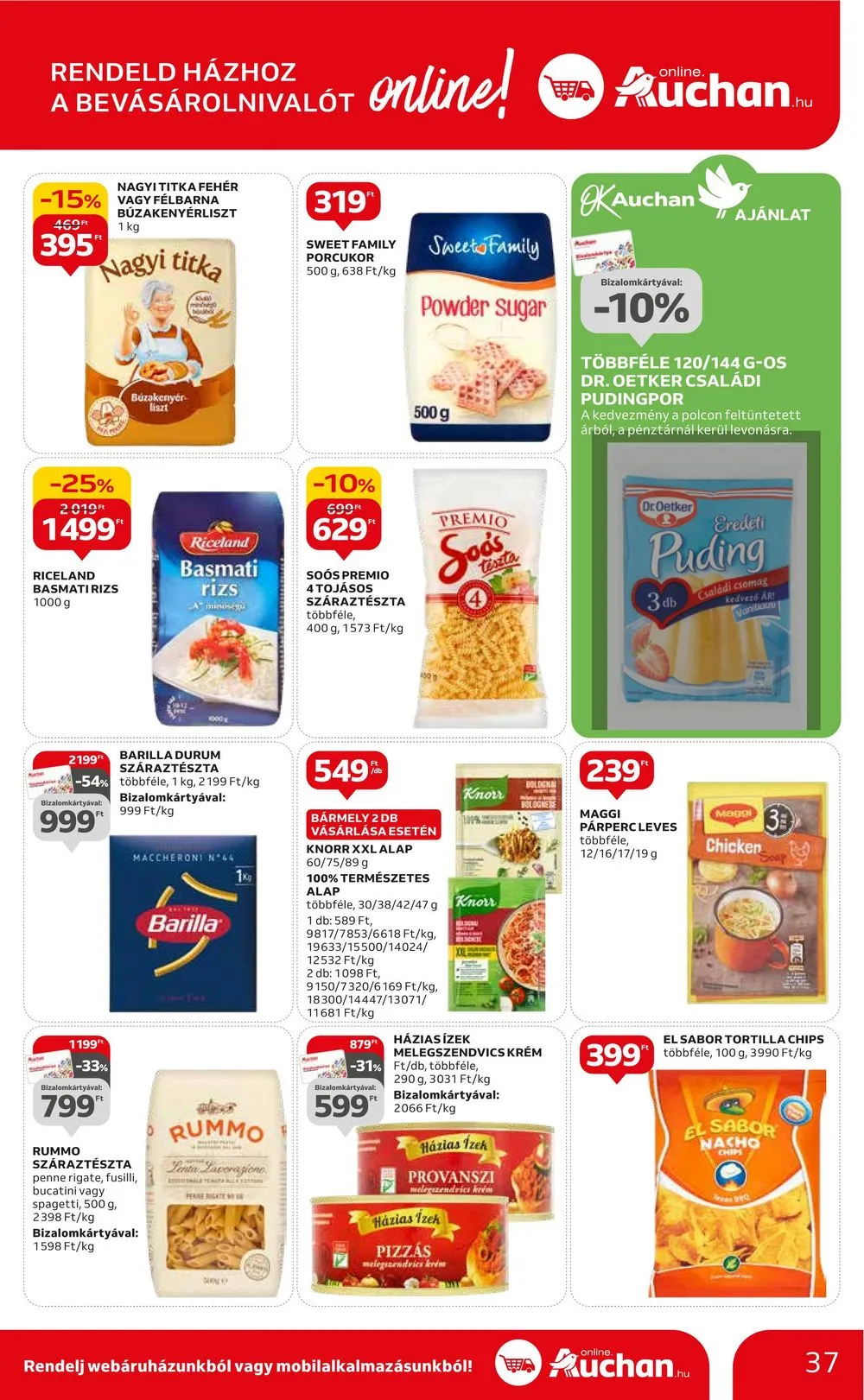 Auchan akciós újság Hipermarket 10.12–10.18 – 37. oldal