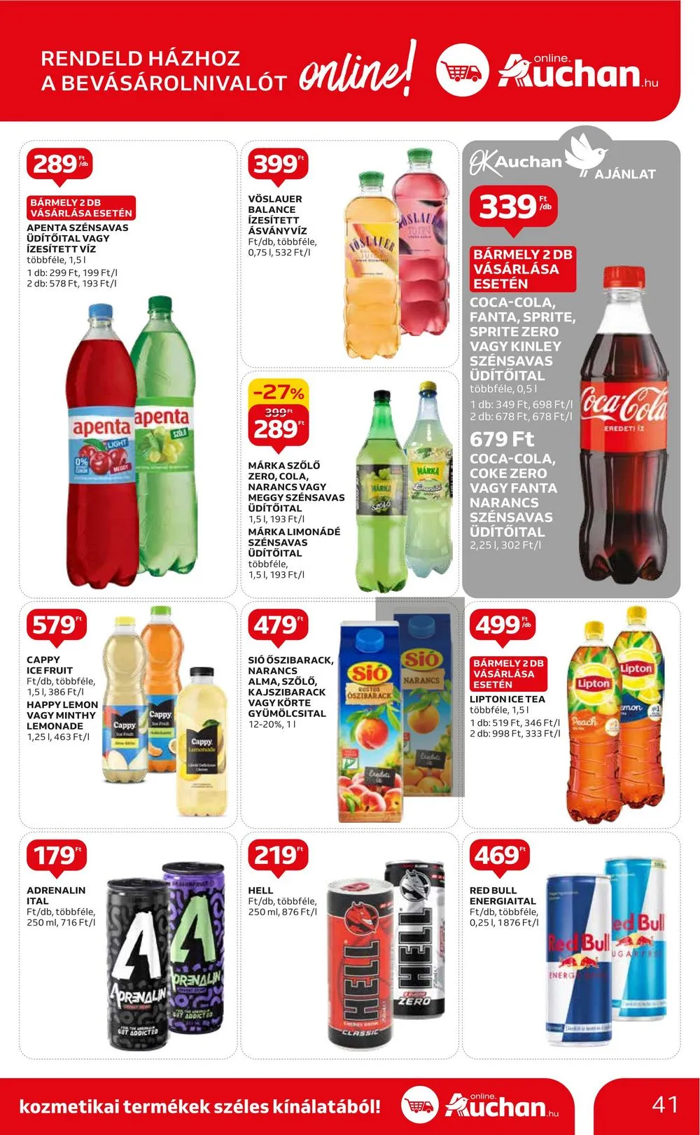 Auchan akciós újság Hipermarket 10.12–10.18 – 41. oldal