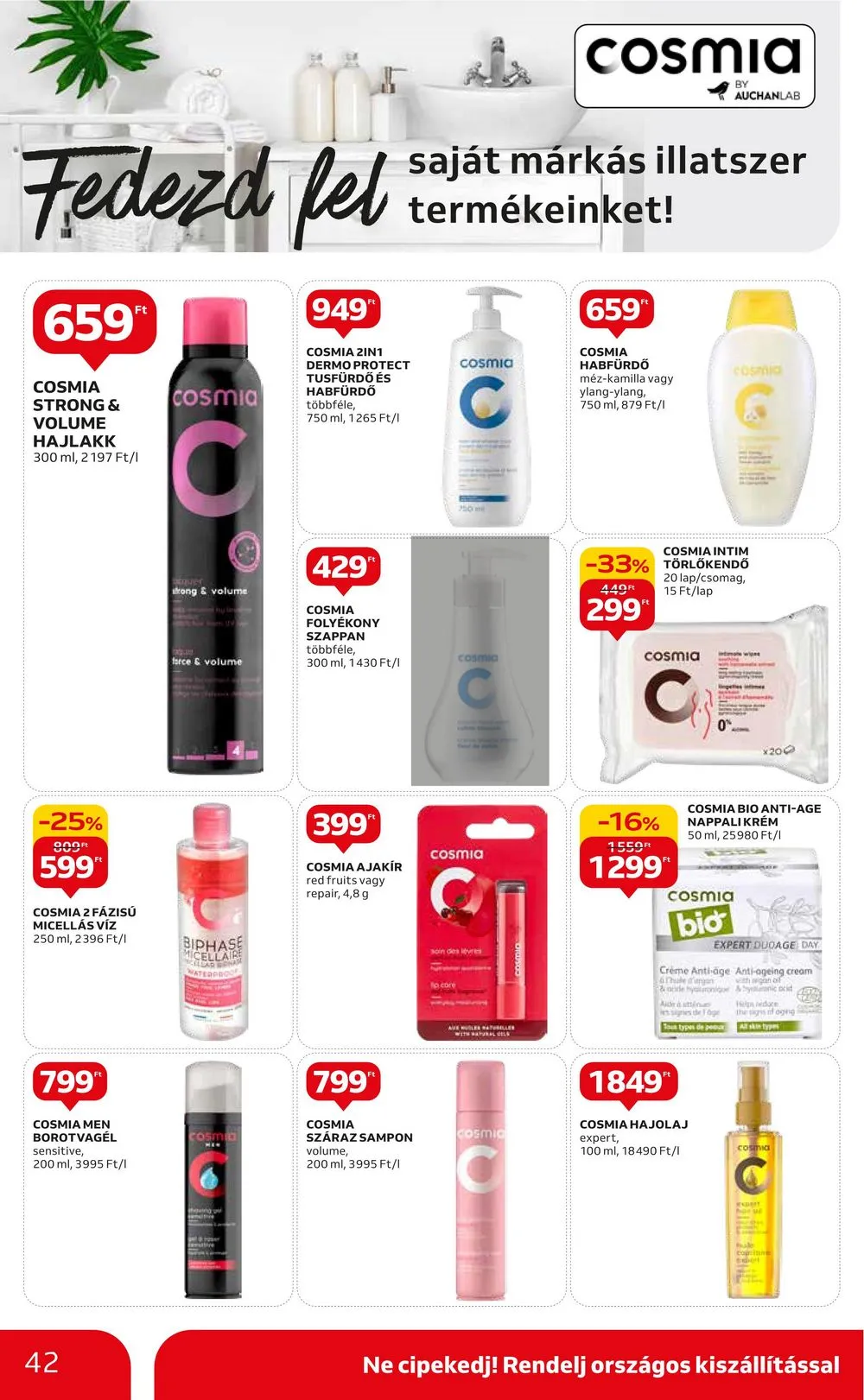 Auchan akciós újság Hipermarket 10.12–10.18 – 42. oldal