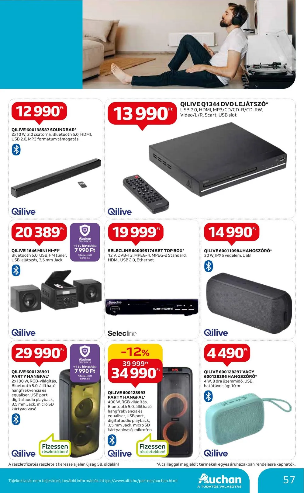 Auchan akciós újság Hipermarket 10.12–10.18 – 57. oldal