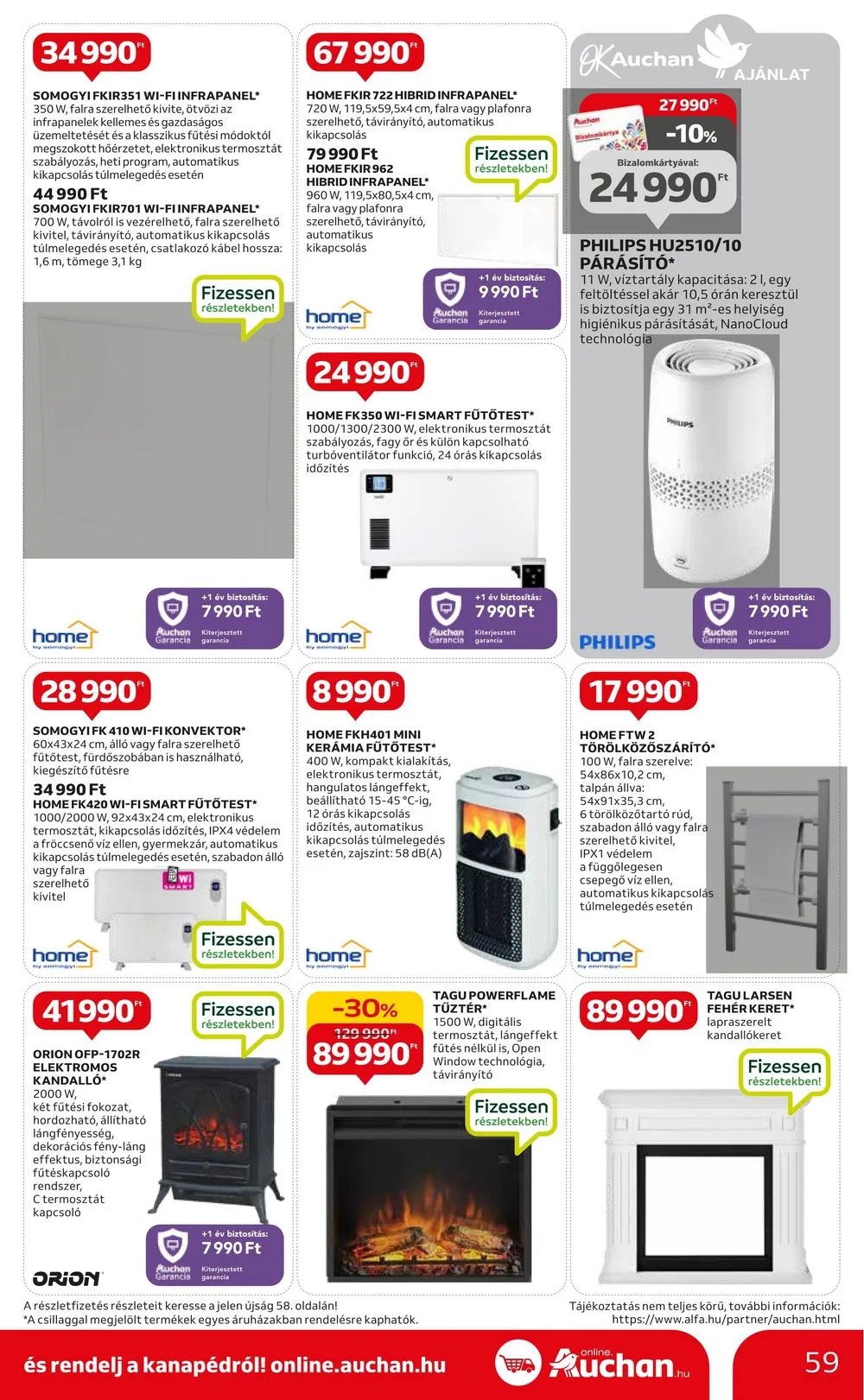 Auchan akciós újság Hipermarket 10.12–10.18 – 59. oldal