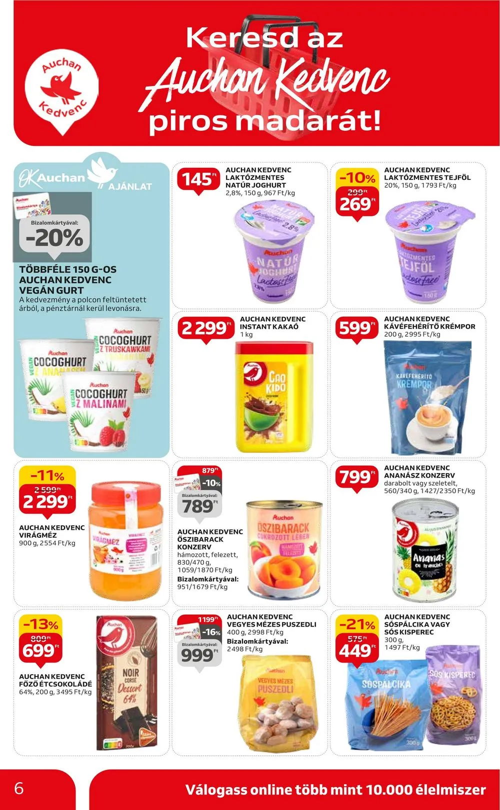 Auchan akciós újság Hipermarket 10.12–10.18 – 6. oldal