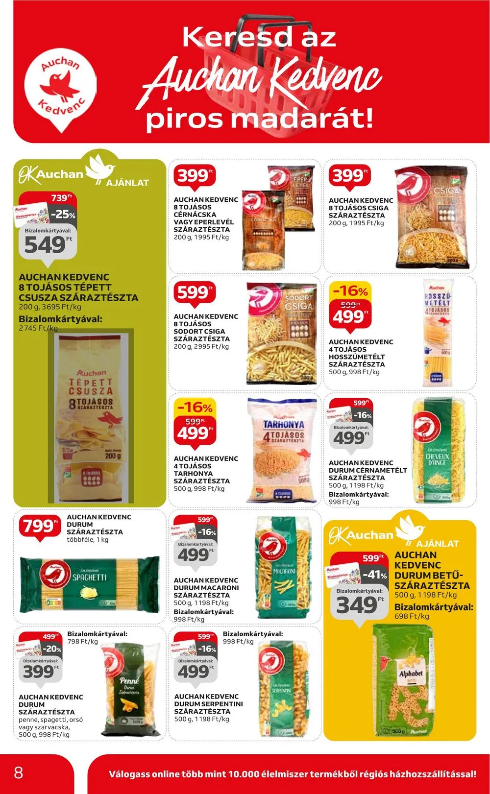 Auchan akciós újság Hipermarket 10.12–10.18 – 8. oldal