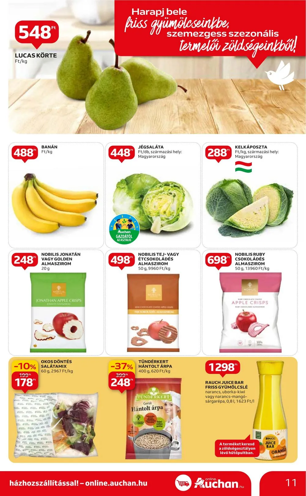 Auchan akciós újság Hipermarket 10.19–10.25 – 11. oldal