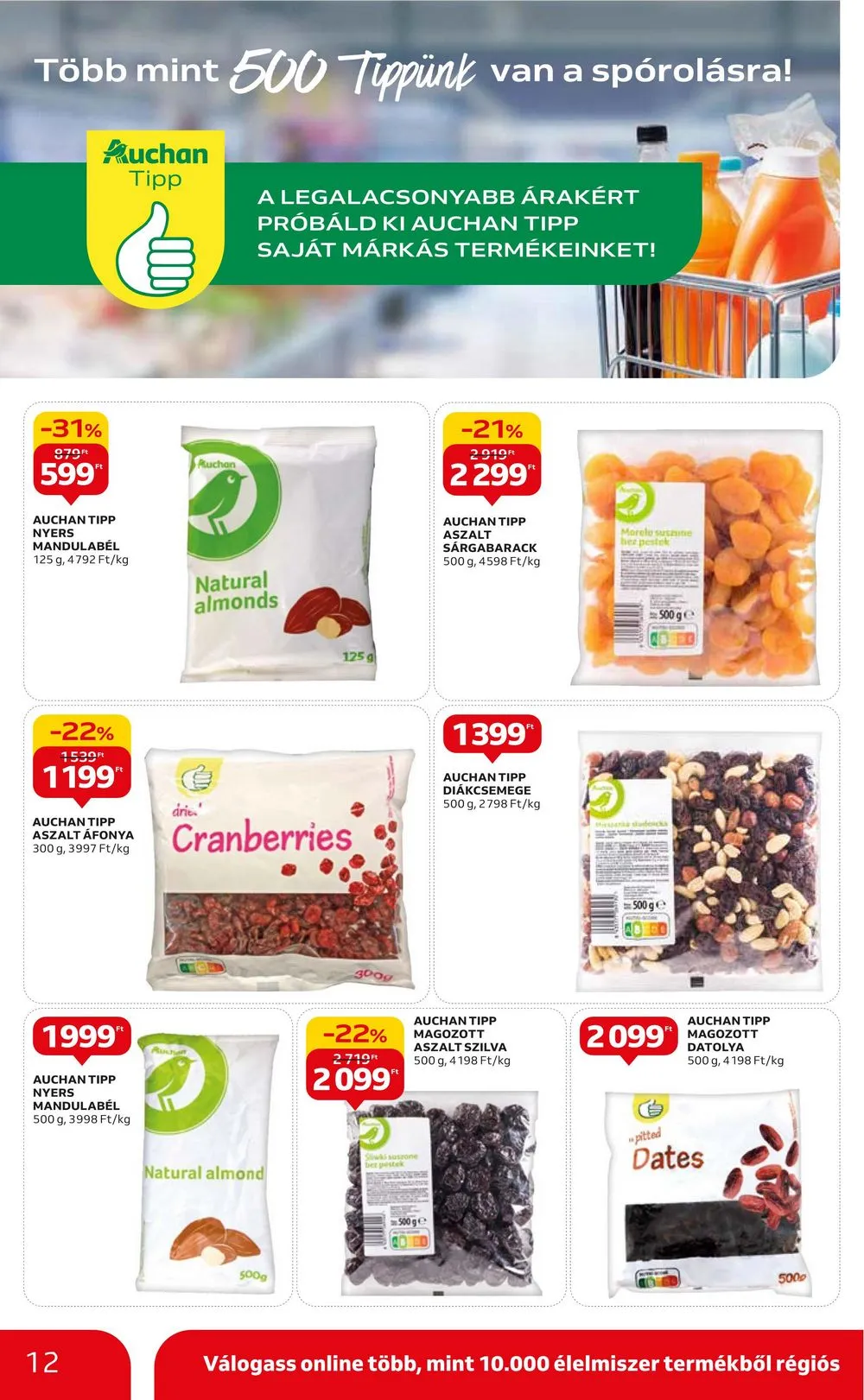Auchan akciós újság Hipermarket 10.19–10.25 – 12. oldal