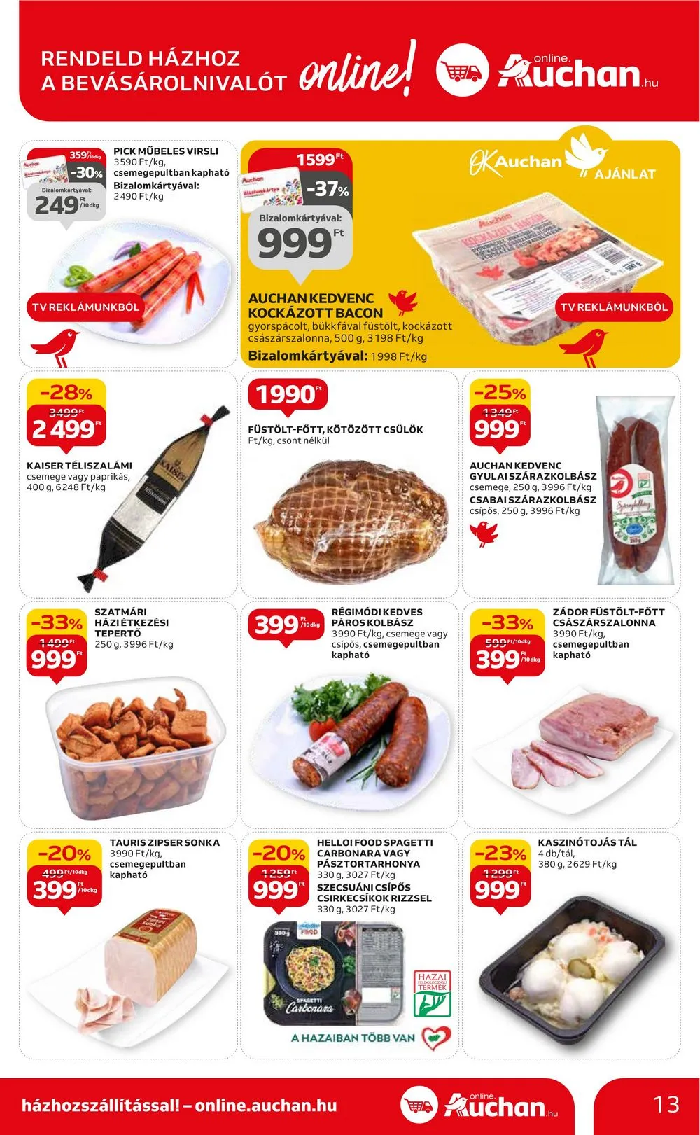 Auchan akciós újság Hipermarket 10.19–10.25 – 13. oldal