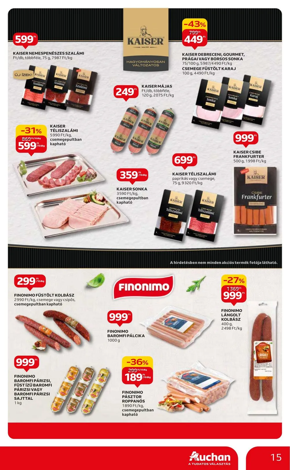 Auchan akciós újság Hipermarket 10.19–10.25 – 15. oldal