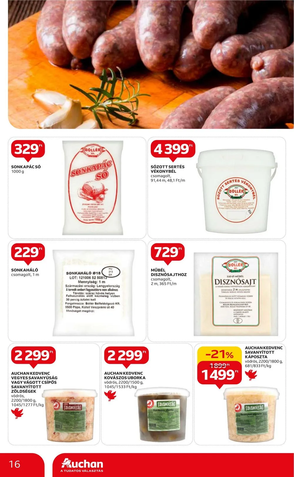Auchan akciós újság Hipermarket 10.19–10.25 – 16. oldal