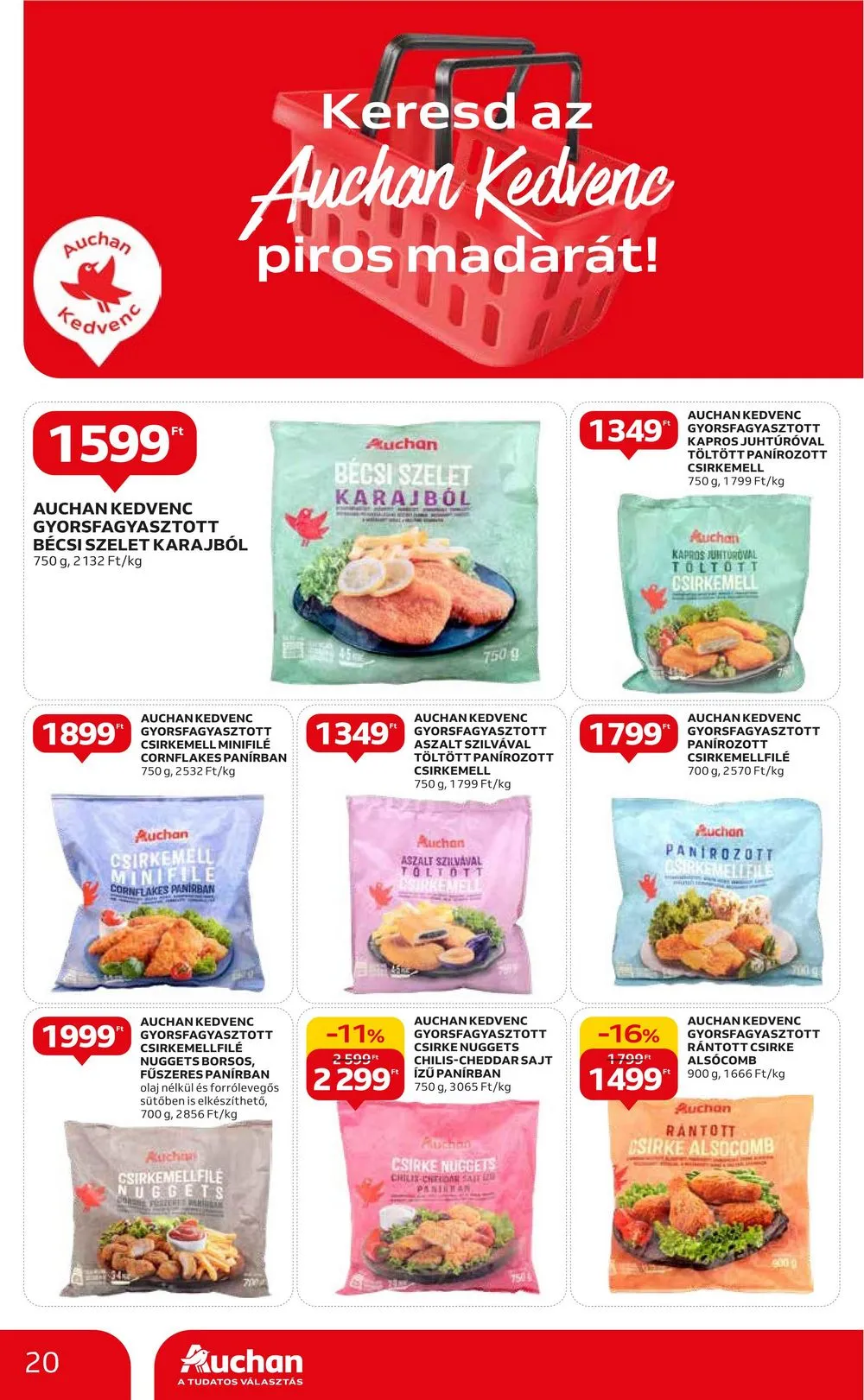 Auchan akciós újság Hipermarket 10.19–10.25 – 20. oldal