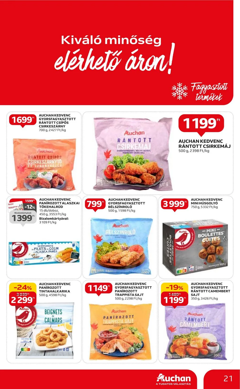 Auchan akciós újság Hipermarket 10.19–10.25 – 21. oldal