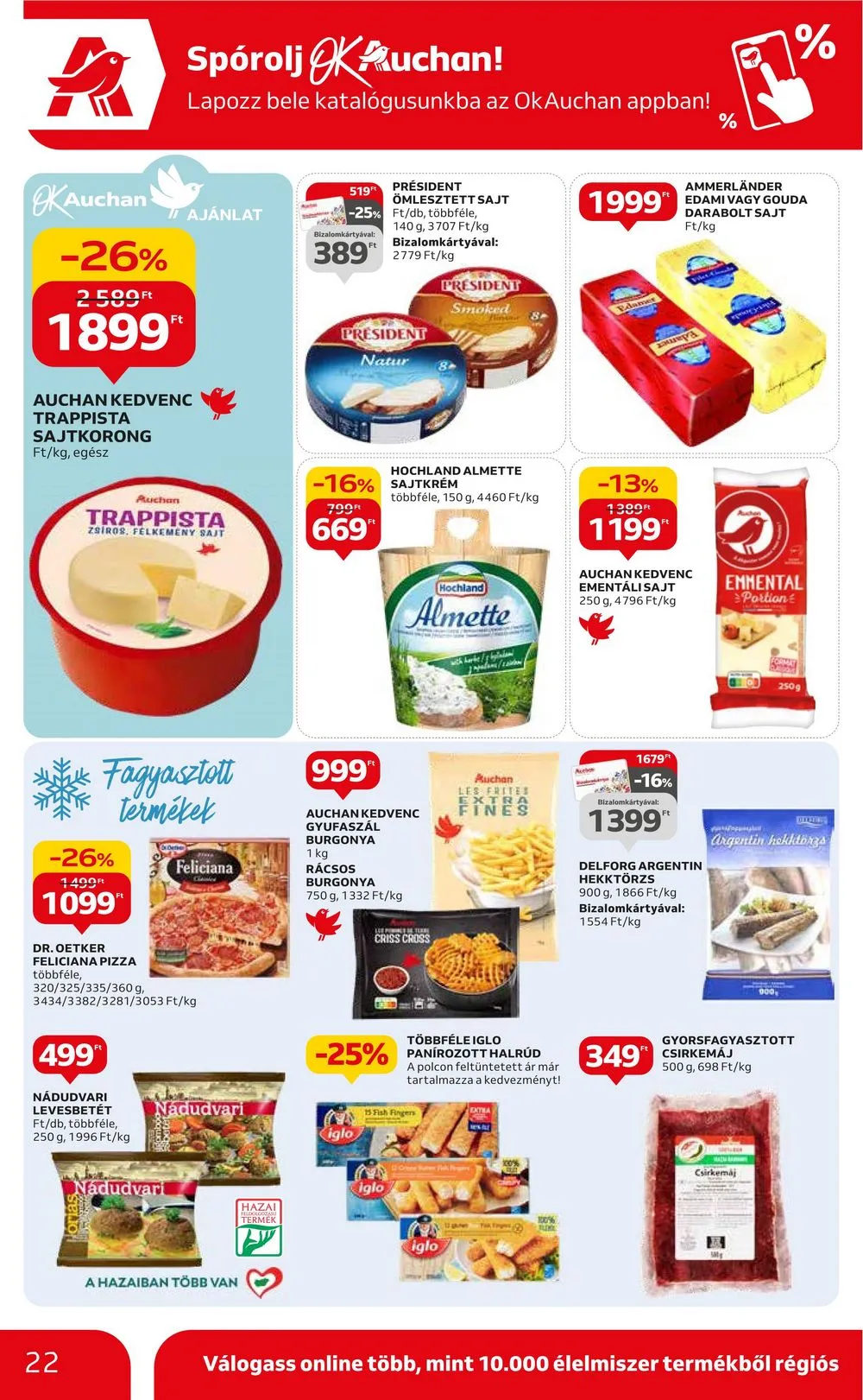 Auchan akciós újság Hipermarket 10.19–10.25 – 22. oldal