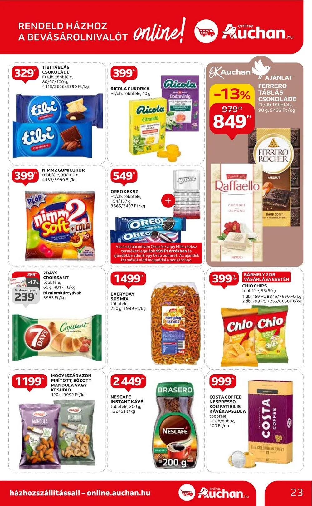 Auchan akciós újság Hipermarket 10.19–10.25 – 23. oldal