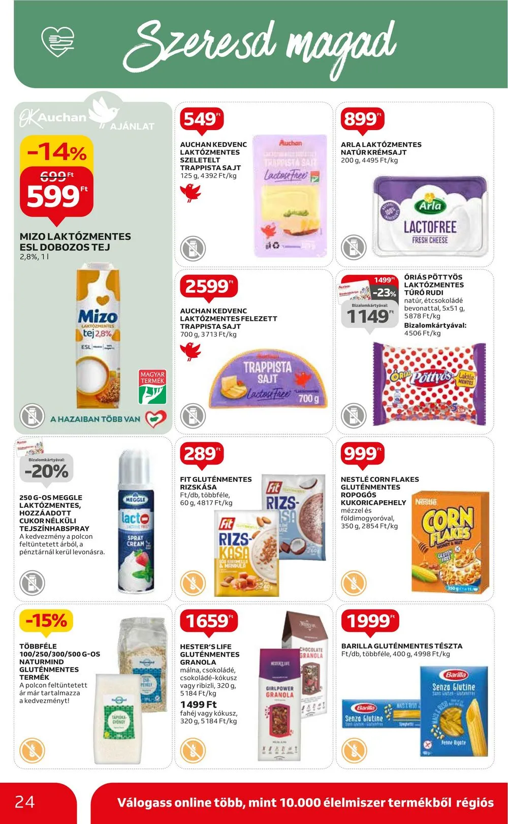 Auchan akciós újság Hipermarket 10.19–10.25 – 24. oldal