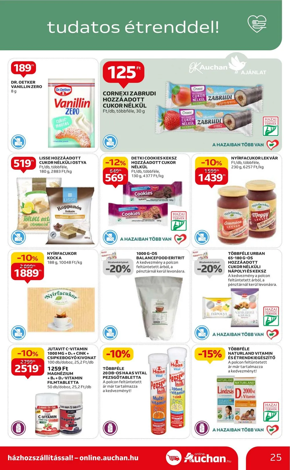 Auchan akciós újság Hipermarket 10.19–10.25 – 25. oldal
