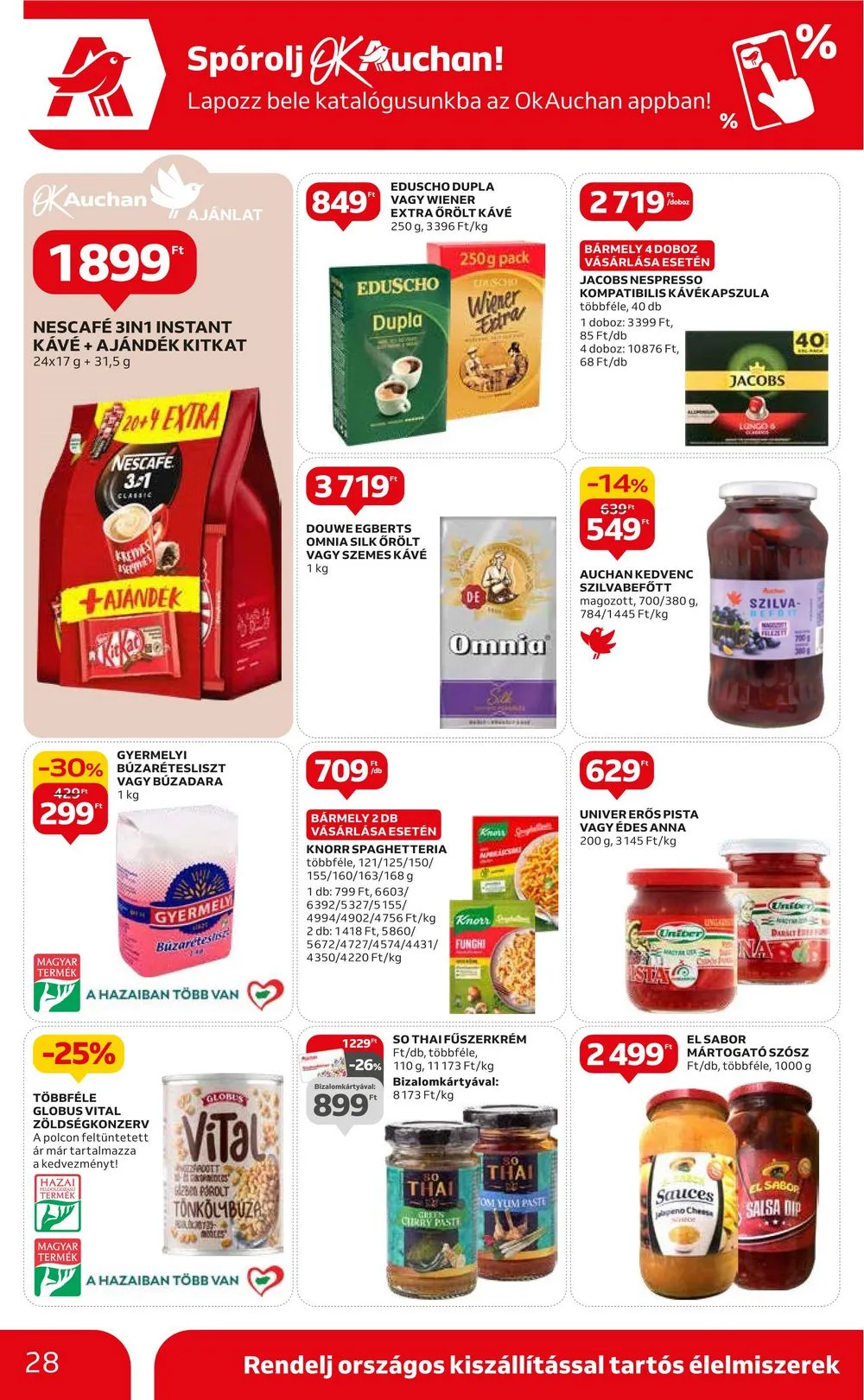 Auchan akciós újság Hipermarket 10.19–10.25 – 28. oldal