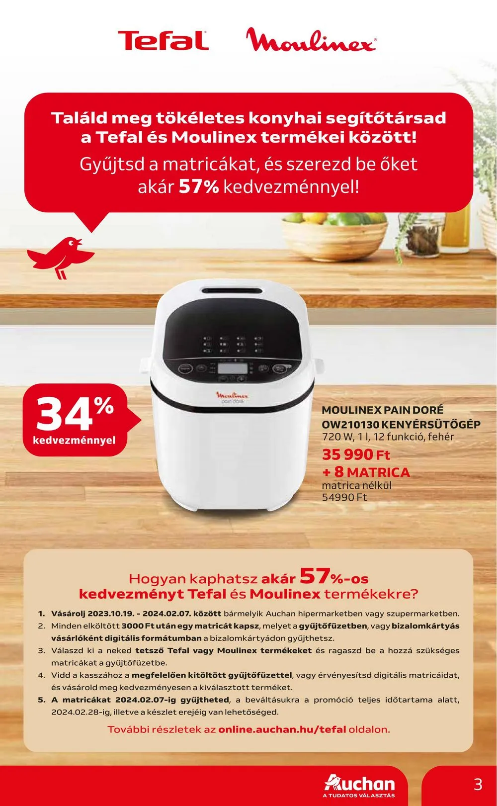 Auchan akciós újság Hipermarket 10.19–10.25 – 3. oldal