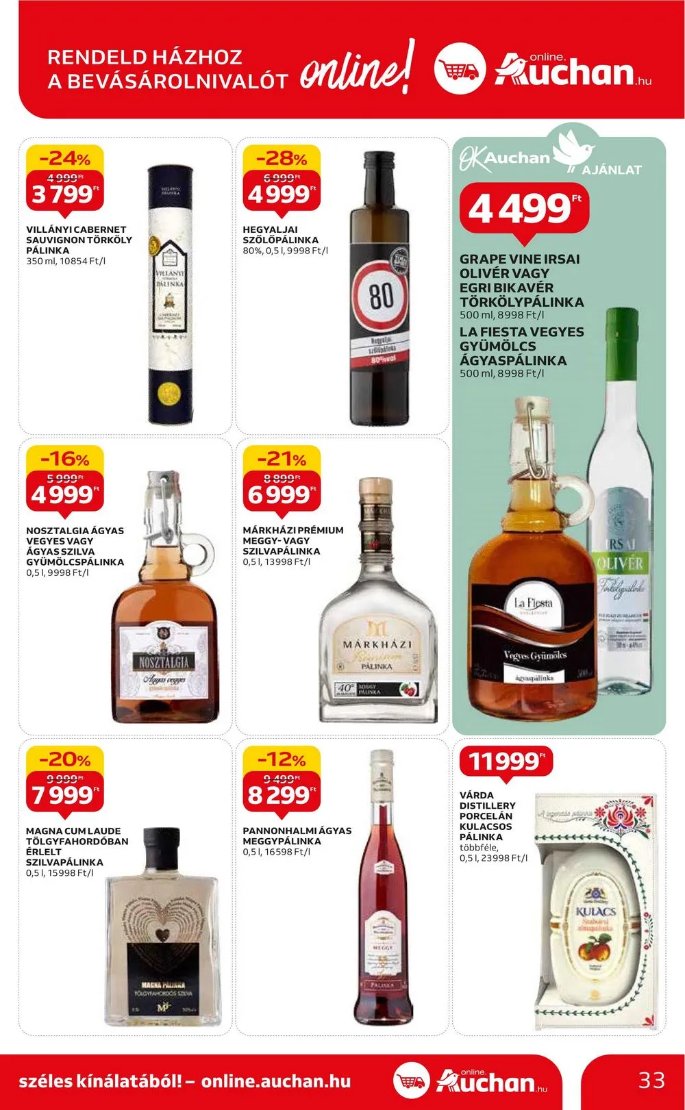 Auchan akciós újság Hipermarket 10.19–10.25 – 33. oldal
