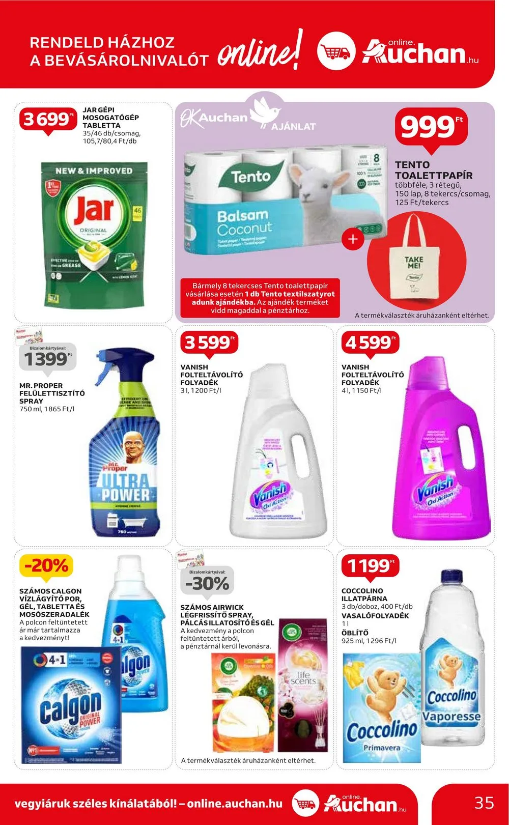 Auchan akciós újság Hipermarket 10.19–10.25 – 35. oldal