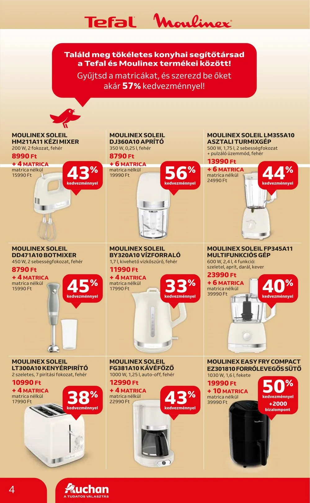 Auchan akciós újság Hipermarket 10.19–10.25 – 4. oldal